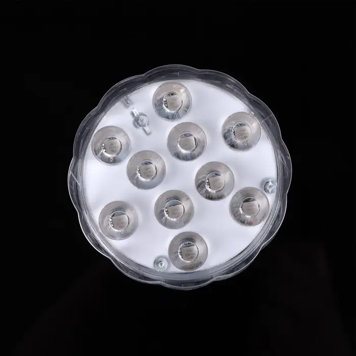 Светильник подводный с ПДУ, 10 LED, 3 Вт, IP68, RGB, от батареек 3хAAA