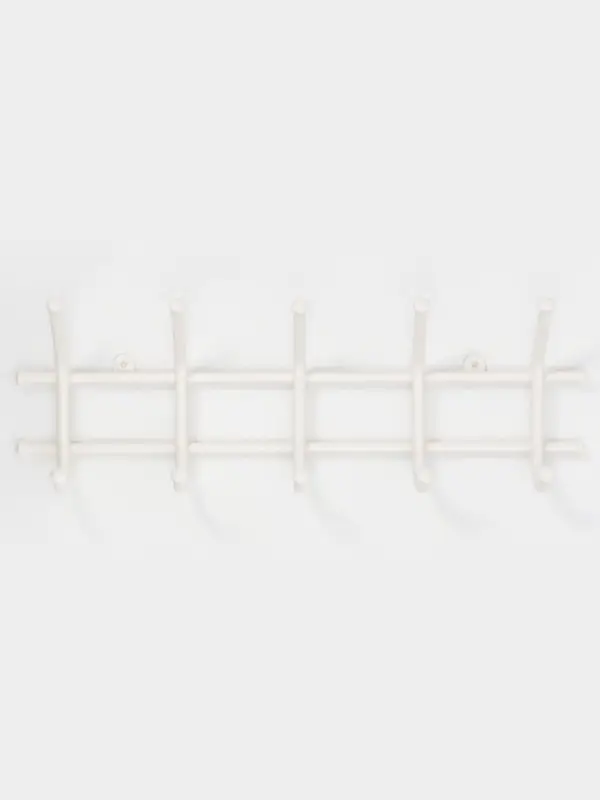 Вешалка настенная &laquo;Норма&raquo;, белая