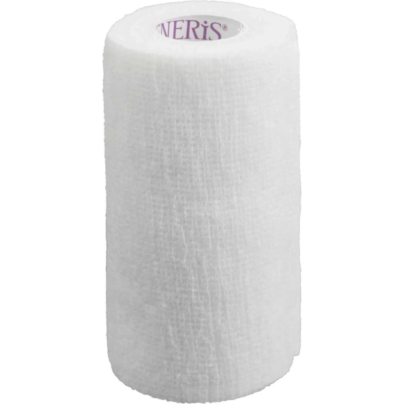 Бинт самофикс эласт 4м х10см TENERIS QUICKFIX Cotton, 12шт/уп