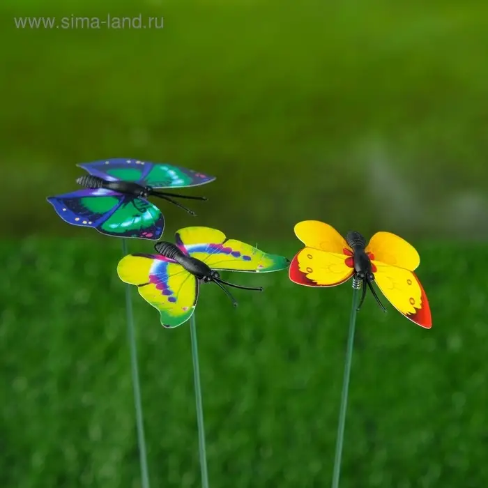 Штекер Штекер "Бабочка Шарлин" 3х4см/30см, МИКС