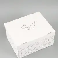 Коробка подарочная самосборная Present for you, 31&times;25.5&times;16 см