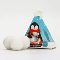 Бомбочки для ванны «Пингвин», 3 шт х 40 г, снежный маршмеллоу, URAL LAB