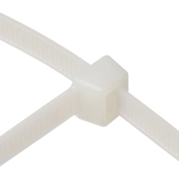 Хомут стяжка нейлоновая Topfort 8х500 (7,6х500 мм) белый 100 шт/уп