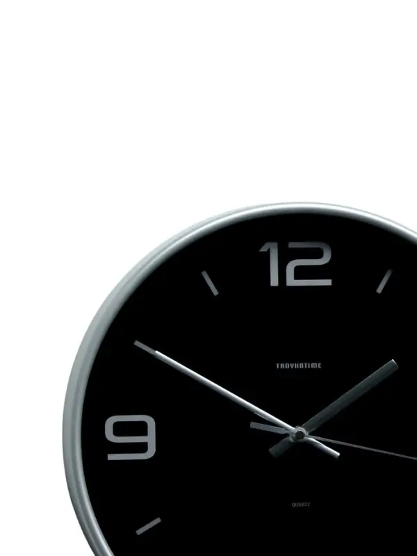 Часы настенные классические &laquo;Эдит&raquo;, серия: Интерьер, d=30.5 см, серебристые