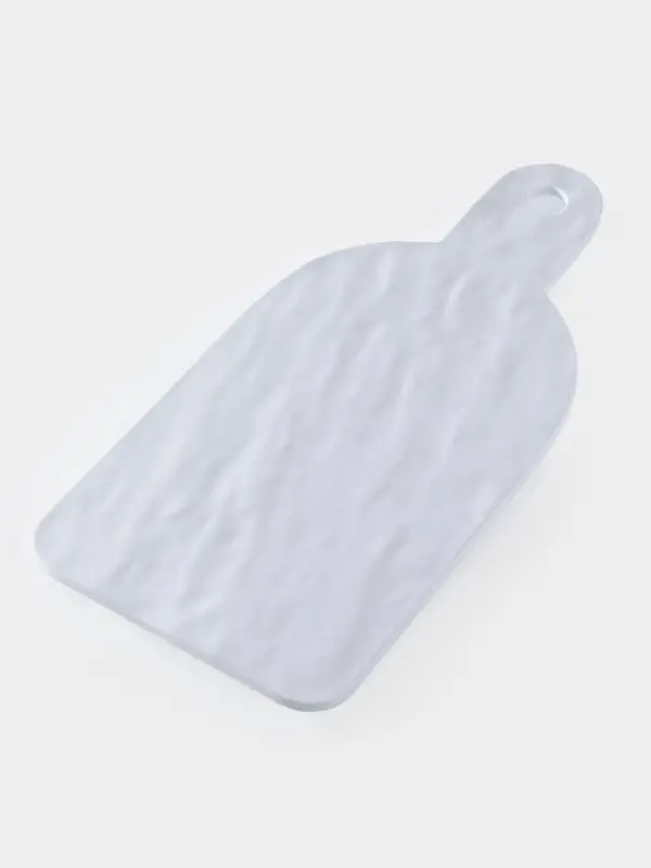 Доска разделочная &laquo;Белый Восток&raquo;, 34.5&times;16.7&times;1.7 см, меламин, сервировочная, белая