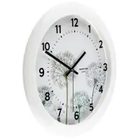 Часы настенные интерьерные &laquo;Одуванчик&raquo;, d=29 см, бесшумные, белые