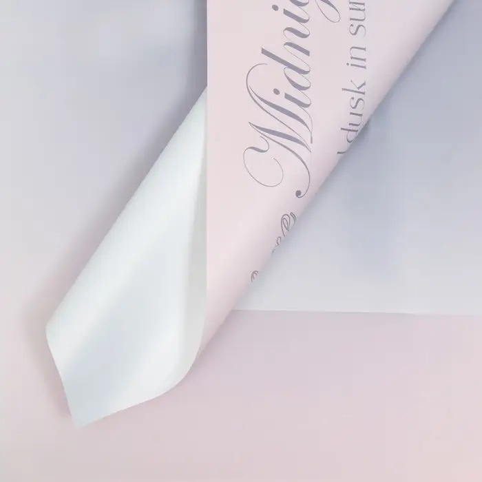 Пленка флористическая в листах, «До полуночи», светло - сиреневый, 50×58 см Пленка флористическая в листах, «До полуночи», светло - сиреневый, 50×58 см