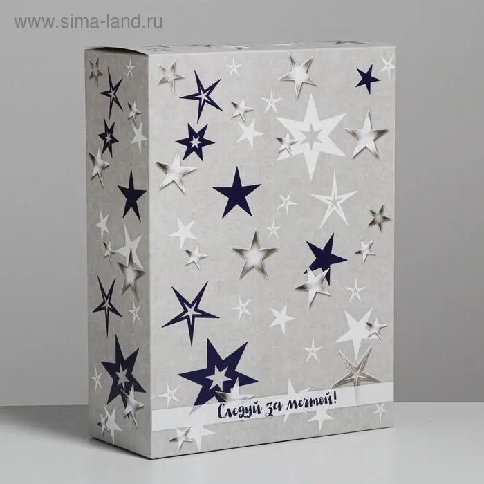Коробка подарочная складная, упаковка, «Следуй за мечтой», 22 х 30 х 10 см Коробка подарочная складная, упаковка, «Следуй за мечтой», 22 х 30 х 10 см