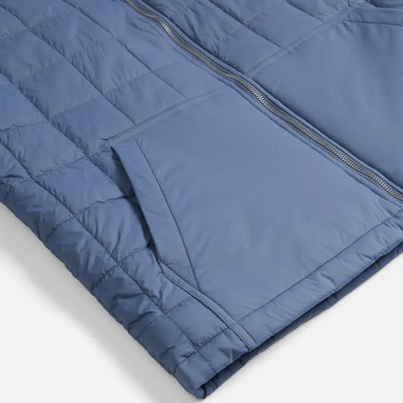 Жилет унисекс Warmbridge, синий (джинс), размер XS