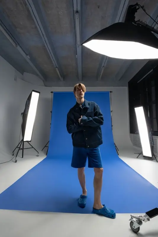 Куртка джинсовая O1, темно-синяя, размер M/L