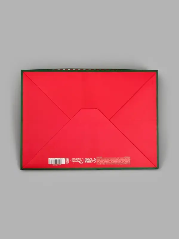 Пакет подарочный &laquo;С Новым годом&raquo;, почта, 25&times;18&times;19 см