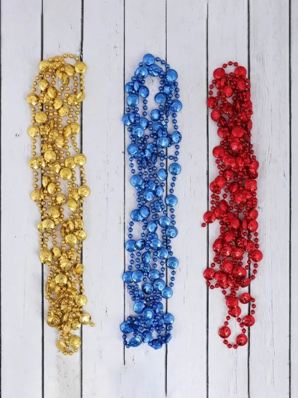 Бусы на ёлку &laquo;Смайл&raquo;, длина 2.7 м, МИКС