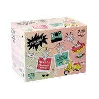 Гирлянда &laquo;Нить&raquo; 4.5 м с насадками &laquo;Прищепки-ёлочки&raquo;, IP20, прозрачная нить, 20 LED, свечение тёплое белое, 220 В