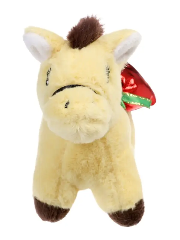 Мягкая игрушка "Лошадка с подарочками", 12 см