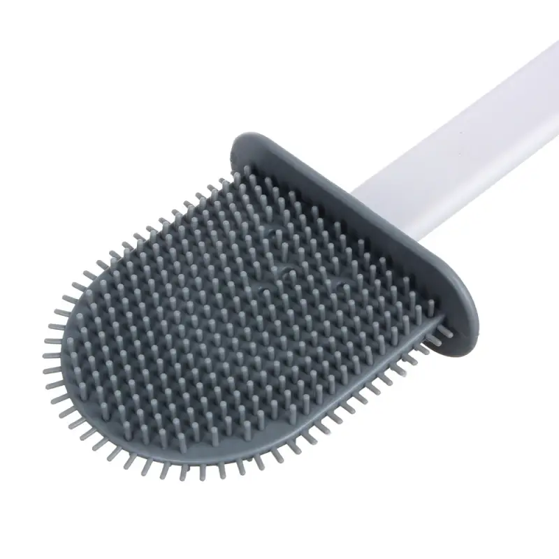 Ёрш для туалета настенный тм VETTA, 10х36,5см, силикон, полипропилен, белый