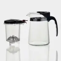 Чайник заварочный гунфу Magistro &laquo;Мантана&raquo;, 500 мл, с пластиковом сито, боросиликатное стекло, прозрачный