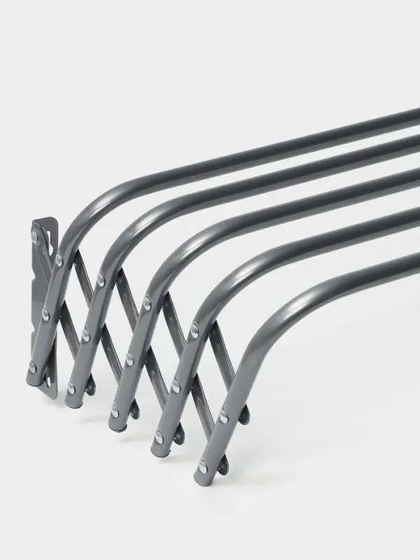 Сушилка для белья настенная, 60 см, серая