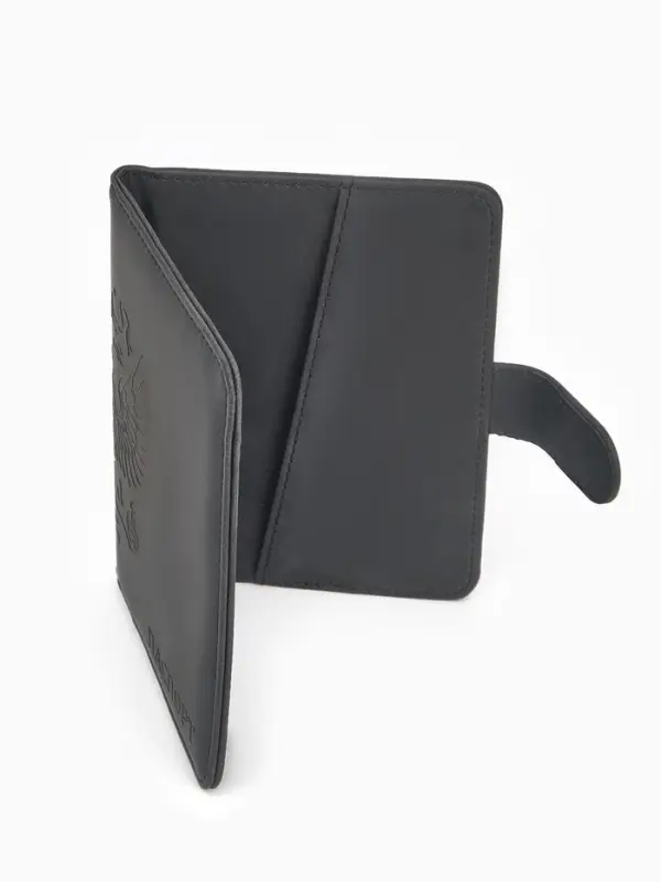 Обложка на паспорт с магнитным держателем &laquo;Герб&raquo;, искусственная кожа