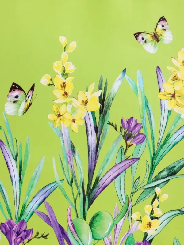 Пакет подарочный ламинированный, "Цветочное поле" 18 х 22,3 х 10 см