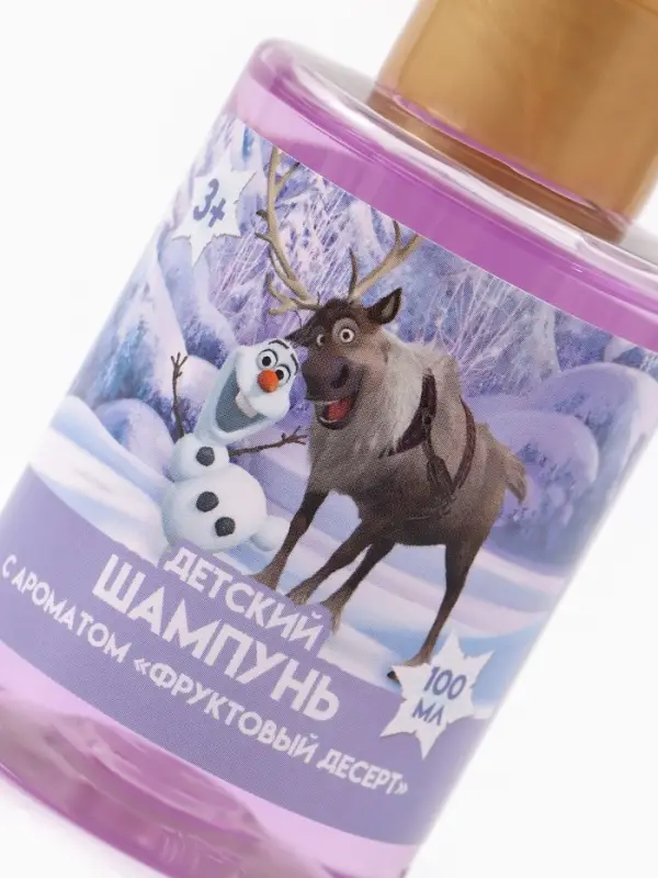 Шампунь детский, аромат фруктовый десерт, 100 мл, Снежная принцесса Шампунь детский, аромат фруктовый десерт, 100 мл, Снежная принцесса