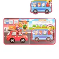 Книжка с мягкими пазлами EVA &laquo;Транспорт&raquo;, 12 стр.