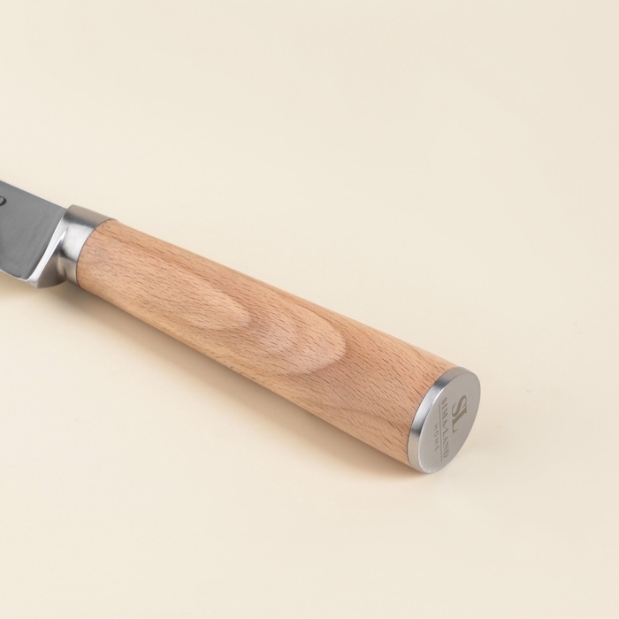 Нож кухонный хлебный SL Home «Калабрия», нержавеющая сталь, 20,5 см, бежевый Нож кухонный хлебный SL Home «Калабрия», нержавеющая сталь, 20,5 см, бежевый