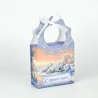 Набор подарочных  коробок , 3 шт , «Деревушка»