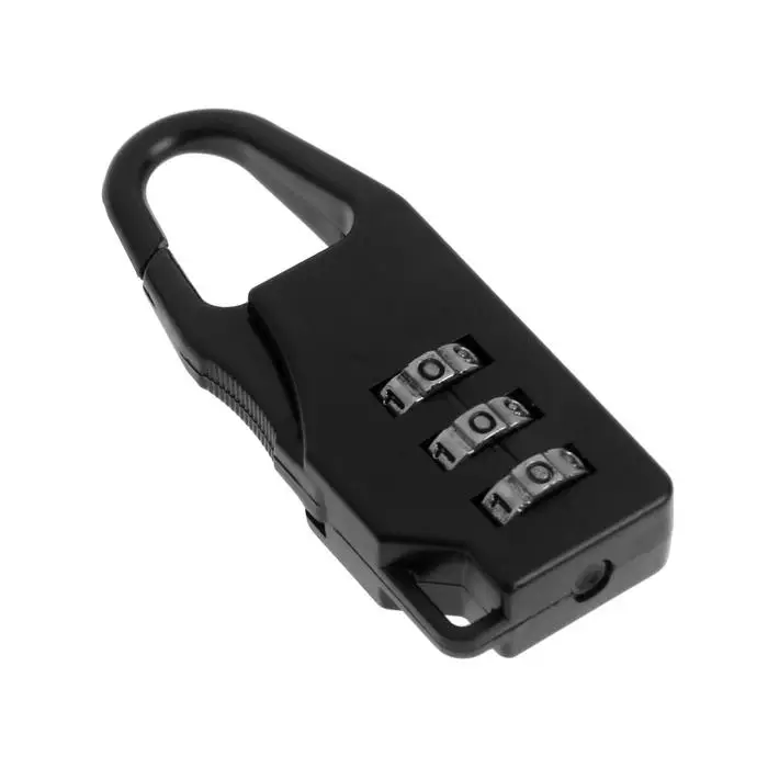Замок навесной кодовый ТУНДРА, черный Замок навесной кодовый ТУНДРА, черный