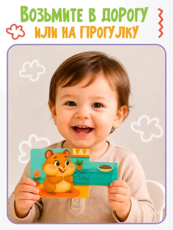 Интерактивные карты-тянучки &laquo;Кто что ест?&raquo;, от 1.5 лет