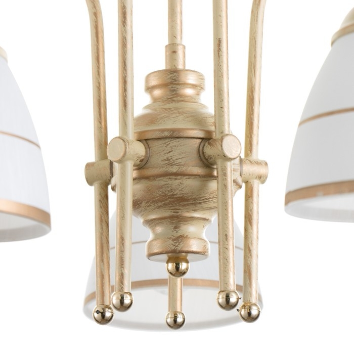 Люстра Люстра "Дэфия" 5хЕ27 40Вт золото 57х57х40 см BayerLux