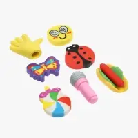 Набор фигурных ластиков, 7 штук, МИКС