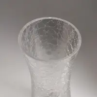 Ваза стекло настольная "Паутинка" талия, 20х10 см, прозрачный