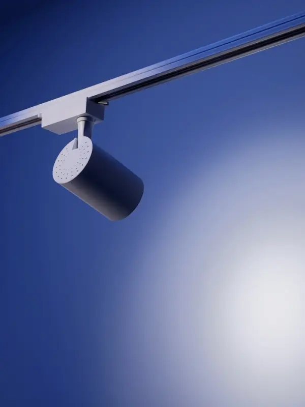 Трековый светильник Luazon Lighting TSL-016, 30 Вт, 2400 Лм, 2700-6500К, управление с пульта, белый, 3 режима свечения