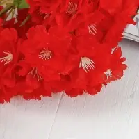 Цветы искусственные &laquo;Японская вишня&raquo;, 5&times;88 см, красные