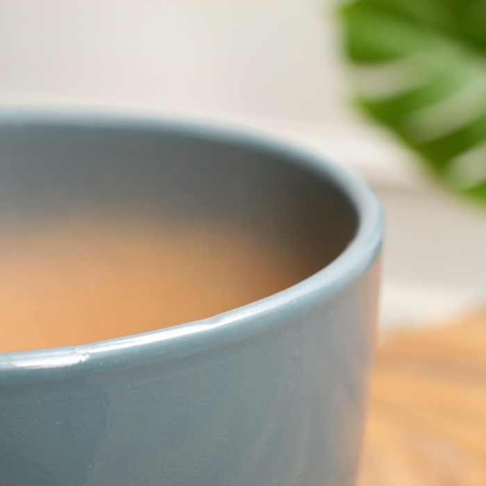 Горшок цветочный Тюльпан 5 л, темно-серный Горшок цветочный Тюльпан 5 л, темно-серный