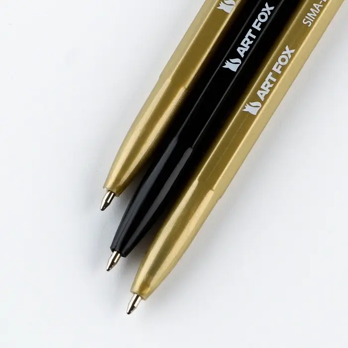 НАБОР шариковых ручек, синяя паста, пишущий узел 0.7 мм "ArtFox", 50 шт в коробке