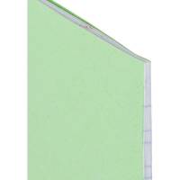 Тетрадь в зеленом офсете  12л., косая линия, штука, внутр.блок 100