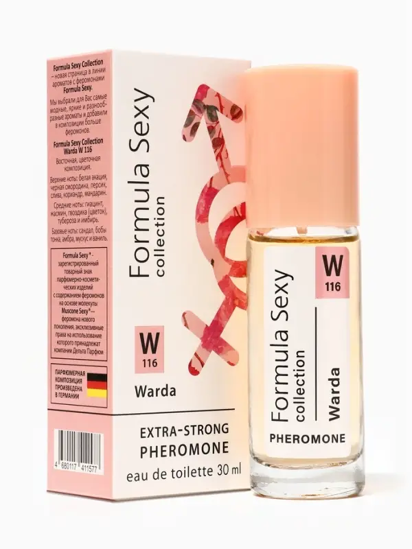Туалетная вода женская с феромонами Formula Sexy collection Warda W116, 30 мл