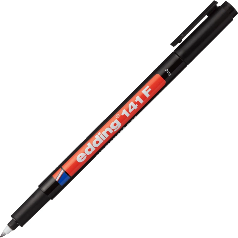 Маркер для глянц.поверх. EDDING E-141 F/4 (0,6мм) набор 4цв.