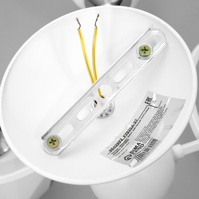 Люстра Люстра "Миссури" 6хЕ27 40Вт белый 71х71х29см BayerLux