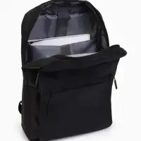 Рюкзак для ноутбука, городской, с USB, ручная кладь, 30&times;12&times;43 см, чёрный
