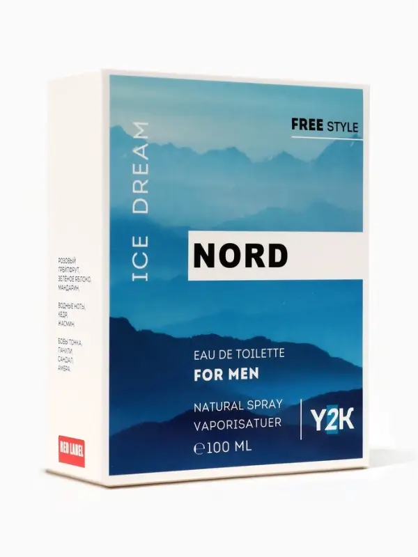 Туалетная вода мужская Free Style Nord Ice Dream, 100 мл
