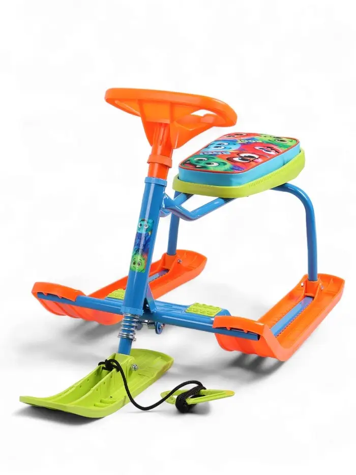 Снегокат «Монстрики», оранжевый, зелёный, ТС1-СЛ/М Snow Cat Снегокат «Монстрики», оранжевый, зелёный, ТС1-СЛ/М Snow Cat