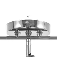 Спот "Дарни" 3xGU10 35Вт хром 36х12х12 см