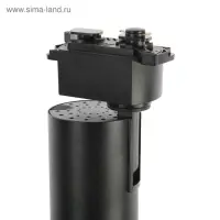Трековый светильник Luazon TSL-019, 15 Вт, 1200 Лм, 2700-6500К, управление с пульта, чёрный, 3 режима свечения