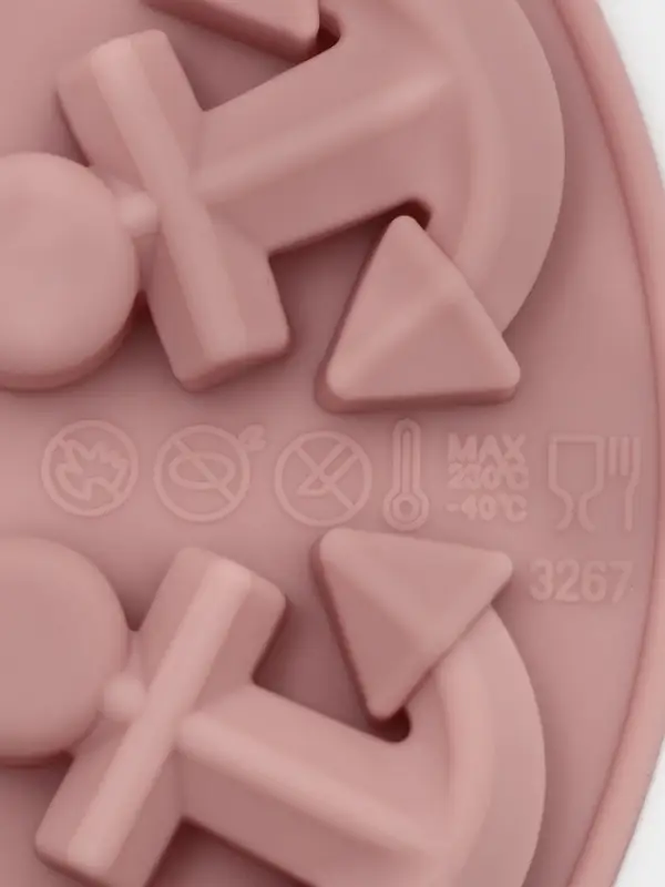 Форма для шоколада Доляна &laquo;Якорь&raquo;, силикон, 20.5&times;13.5&times;1 см, 10 ячеек, МИКС