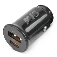 USB автомобильное зарядное устройство AVS 2 порта UC-614 (USB QC 3.0+PD Type C)