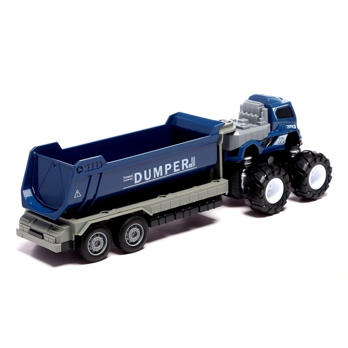 Грузовик металлический «Самосвал», инерция, с элементами из пластика, цвет синий Грузовик металлический «Самосвал», инерция, с элементами из пластика, цвет синий