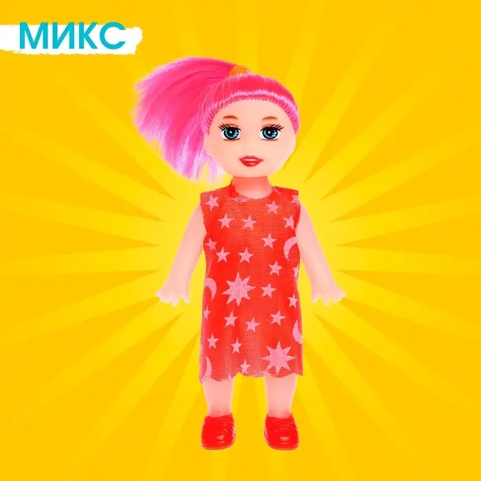 Кукла малышка «Таня» в платье, МИКС Кукла малышка «Таня» в платье, МИКС