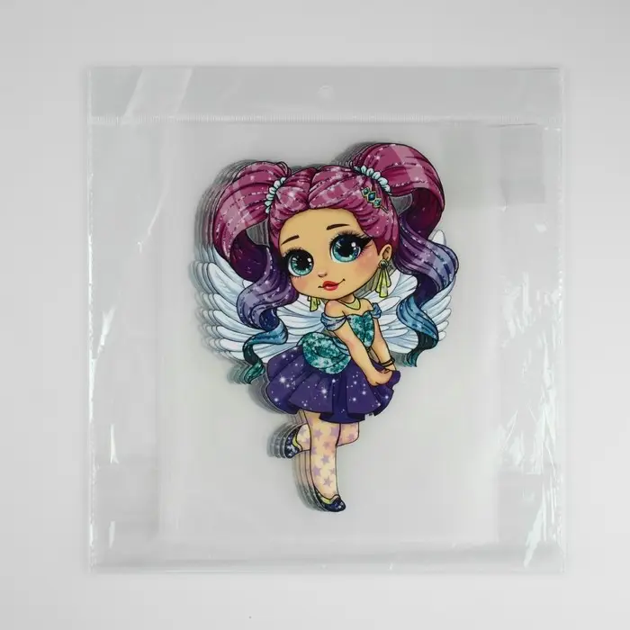 Термонаклейка с блёстками «Фея цветов», 12.8×18.6 см Термонаклейка с блёстками «Фея цветов», 12.8×18.6 см